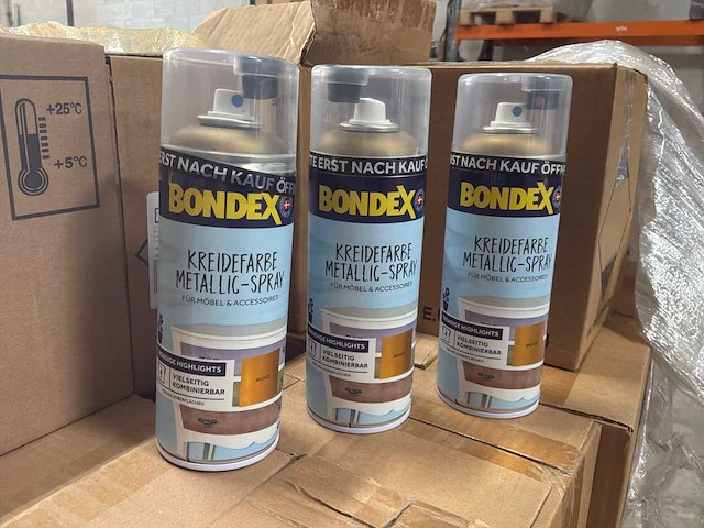 Bondex metallic bronze krijtverf spray (400x) - afbeelding 1 van  2