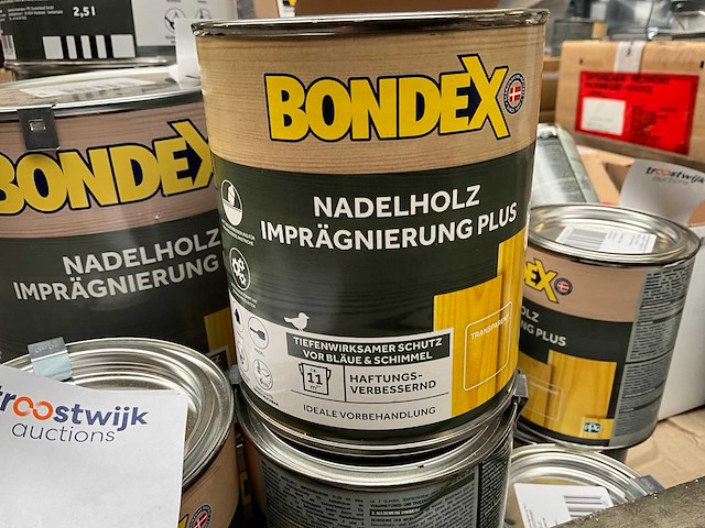 Bondex nadelholz imprägnierung plus - 0,75l impregneer verf (10x) - afbeelding 2 van  4