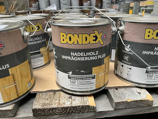 Bondex nadelholz imprägnierung plus - 2,5l impregneer verf (12x) - afbeelding 2 van  6