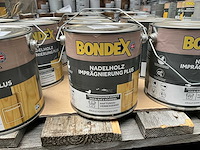 Bondex nadelholz imprägnierung plus - 2,5l impregneer verf (12x) - afbeelding 2 van  6