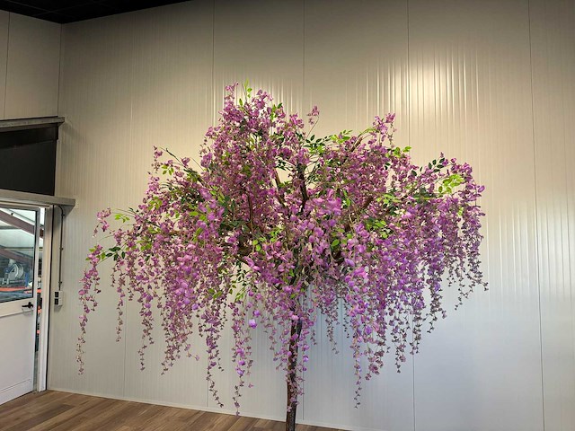 Bonen bloem treurwilg kunstboom - afbeelding 2 van  27