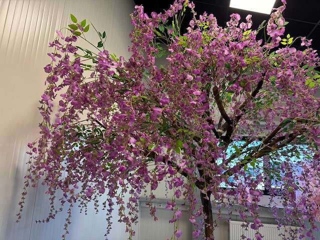 Bonen bloem treurwilg kunstboom - afbeelding 3 van  27