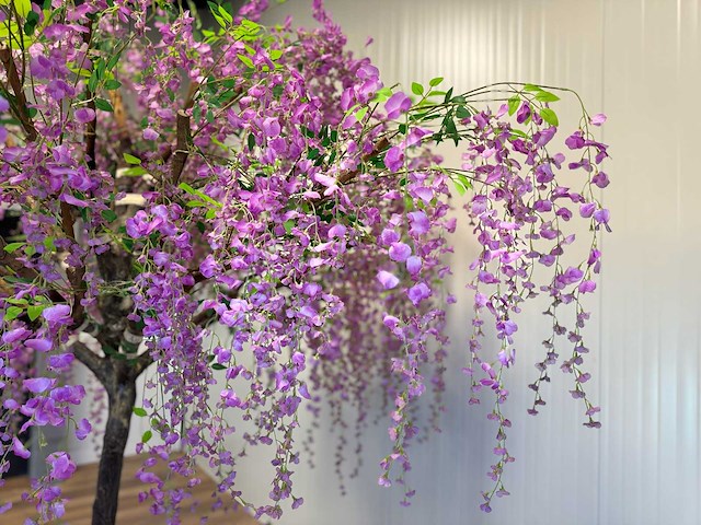 Bonen bloem treurwilg kunstboom - afbeelding 9 van  27