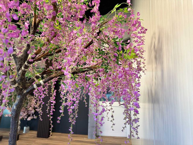 Bonen bloem treurwilg kunstboom - afbeelding 10 van  27