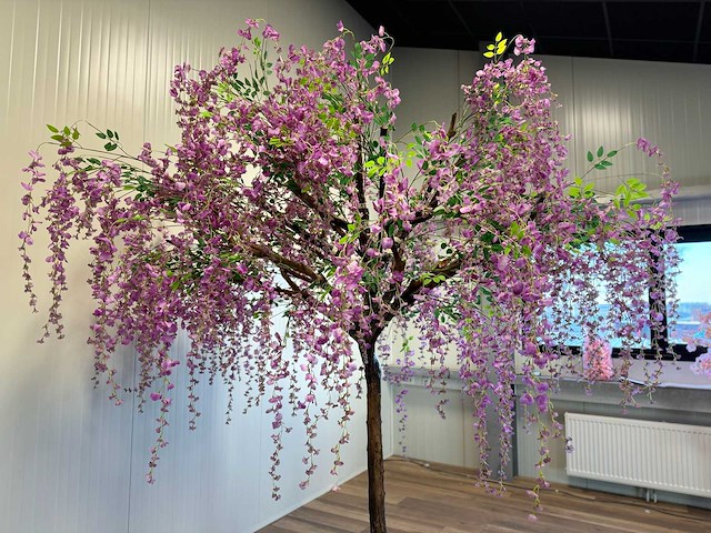 Bonen bloem treurwilg kunstboom - afbeelding 14 van  27