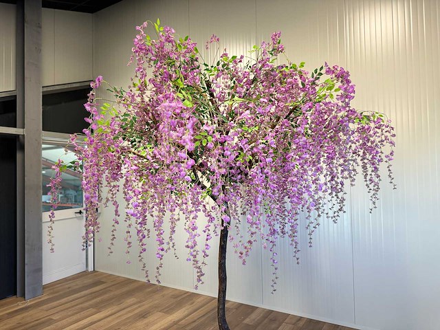 Bonen bloem treurwilg kunstboom - afbeelding 7 van  27