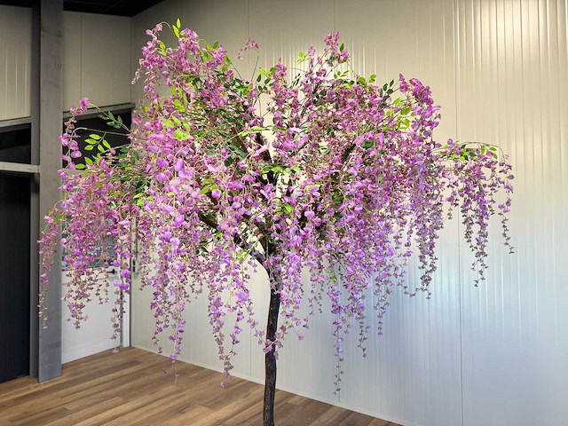 Bonen bloem treurwilg kunstboom - afbeelding 24 van  27