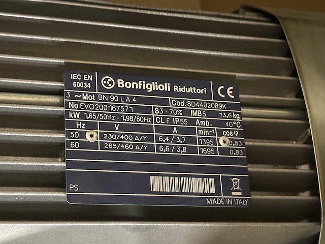 Bonfiglioli - partij industriële elektromotoren en reductor - afbeelding 7 van  8