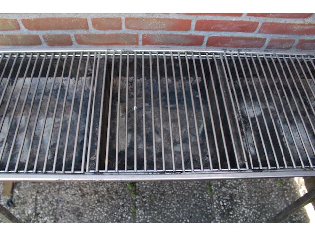 Bonfire rvs horeca houtskool barbecue - afbeelding 8 van  9