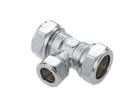 Bonfix - 82506 t-stuk 22x15x15mm vertind - knelfitting (33x) - afbeelding 1 van  2