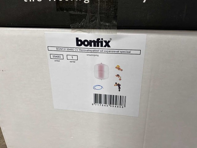 Bonfix installatiepakket, expansievat reflex, 18 liter - afbeelding 3 van  8