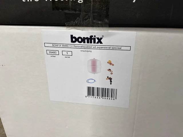 Bonfix installatiepakket, expansievat reflex, 18 liter - afbeelding 3 van  8