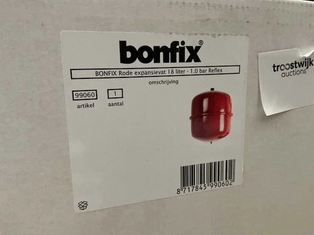 Bonfix reflex 18l. 1 bar expansievat - afbeelding 2 van  4