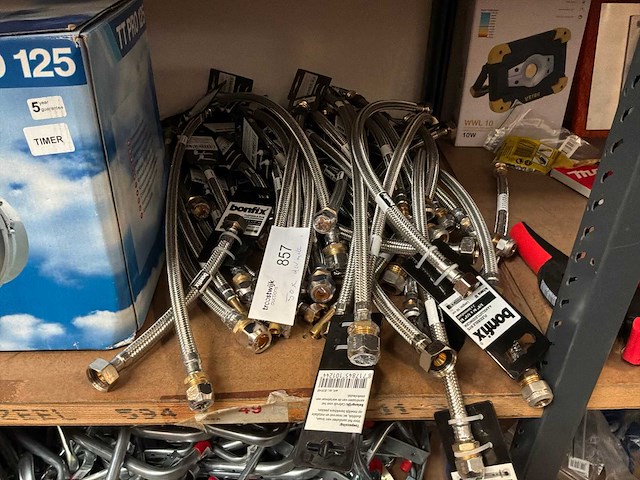 Bonfix rvs flexibele aansluitleiding (50x) - afbeelding 1 van  3
