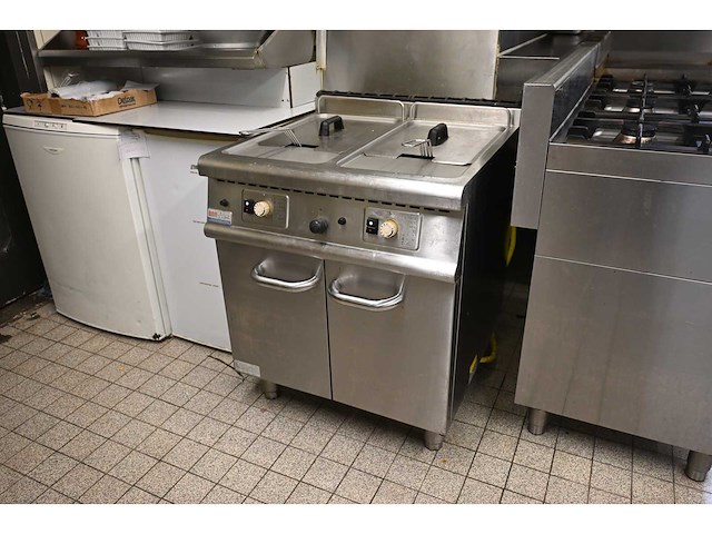 Bonnewits bon-line rvs dubbele friteuse - afbeelding 2 van  4