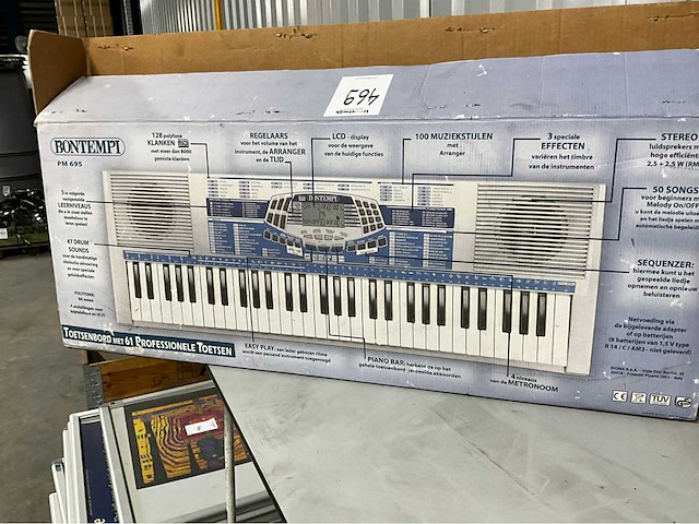 Bontempi pm695 keyboard - afbeelding 1 van  3