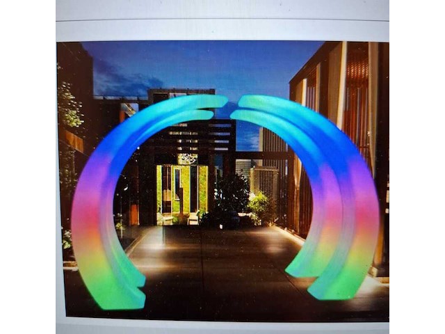 Boog met led verlichting wit - afbeelding 6 van  6