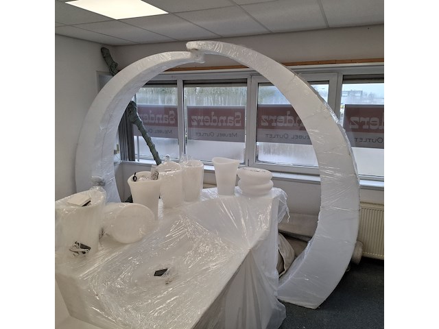 Boog met led verlichting wit - afbeelding 1 van  4