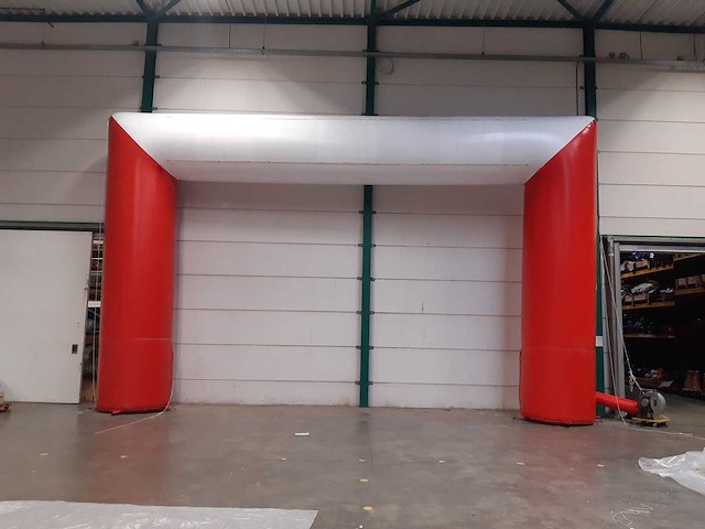 Boog rood / wit recht - afbeelding 1 van  4