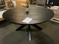 Booming eetkamertafel rond 150cm - afbeelding 2 van  4