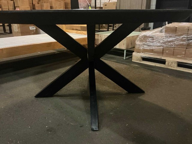 Booming eetkamertafel rond 150cm - afbeelding 4 van  4