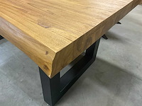 Boomstam eetkamertafel - afbeelding 4 van  14