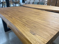 Boomstam eetkamertafel - afbeelding 5 van  14