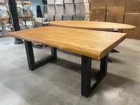 Boomstam eetkamertafel - afbeelding 9 van  14