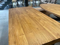 Boomstam eetkamertafel - afbeelding 3 van  14