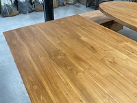 Boomstam eetkamertafel - afbeelding 4 van  14