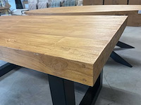 Boomstam eetkamertafel - afbeelding 5 van  14
