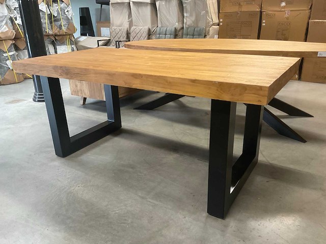 Boomstam eetkamertafel - afbeelding 7 van  14