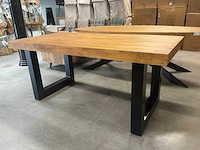 Boomstam eetkamertafel - afbeelding 8 van  14
