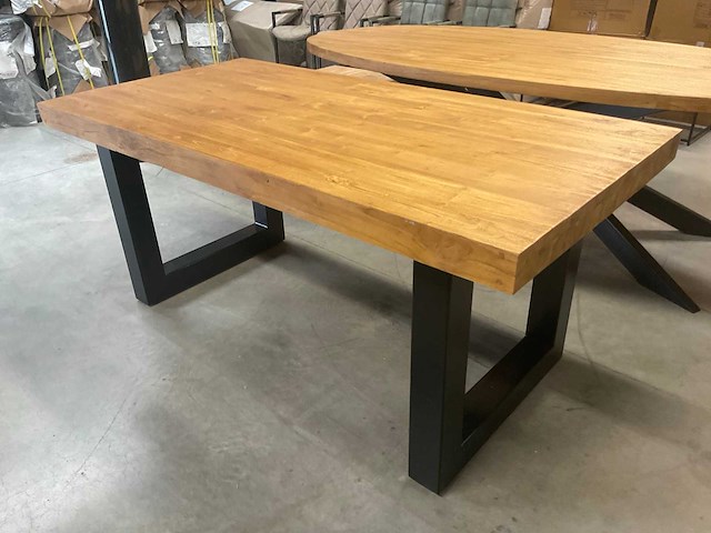 Boomstam eetkamertafel - afbeelding 11 van  14