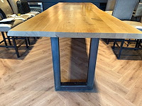 Boomstam eetkamertafel - afbeelding 3 van  6