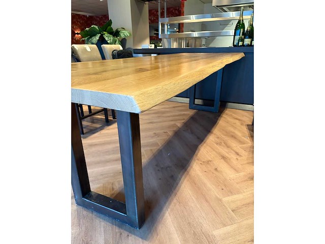 Boomstam eetkamertafel - afbeelding 4 van  6