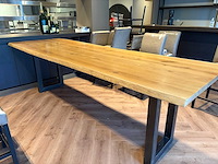 Boomstam eetkamertafel - afbeelding 5 van  6