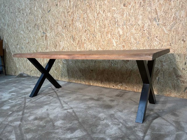 Boomstam eetkamertafel - afbeelding 14 van  15