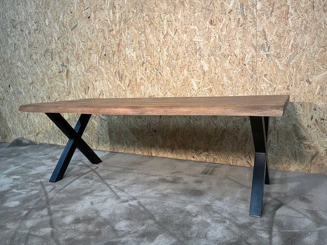 Boomstam eetkamertafel - afbeelding 6 van  15