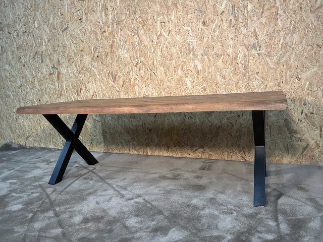 Boomstam eetkamertafel - afbeelding 8 van  15