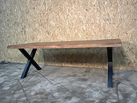 Boomstam eetkamertafel - afbeelding 8 van  15