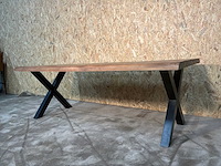 Boomstam eetkamertafel - afbeelding 10 van  15