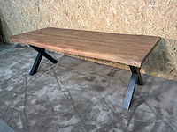 Boomstam eetkamertafel - afbeelding 12 van  15