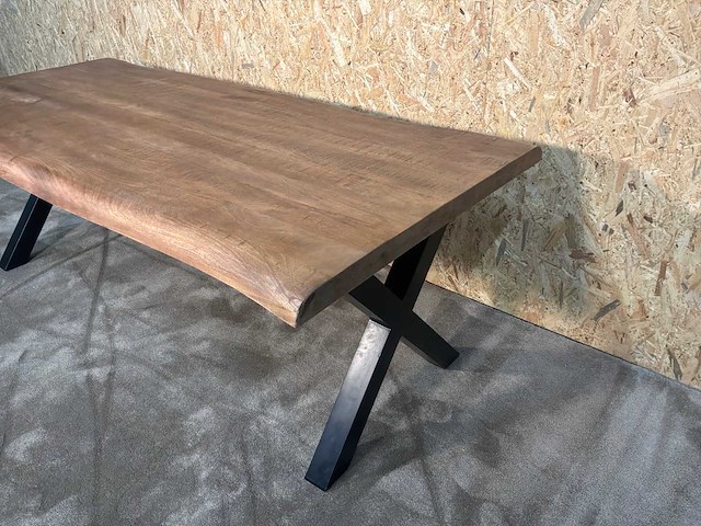 Boomstam eetkamertafel - afbeelding 13 van  15