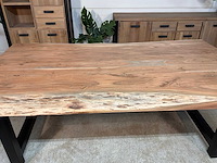 Boomstam eetkamertafel - afbeelding 3 van  20