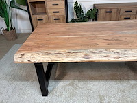 Boomstam eetkamertafel - afbeelding 4 van  20