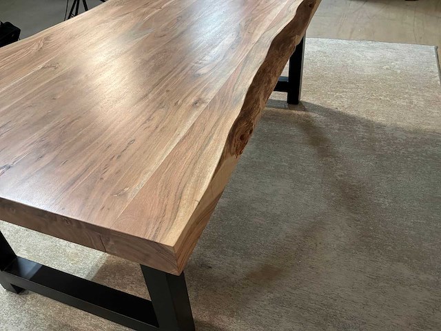 Boomstam eetkamertafel - afbeelding 6 van  20