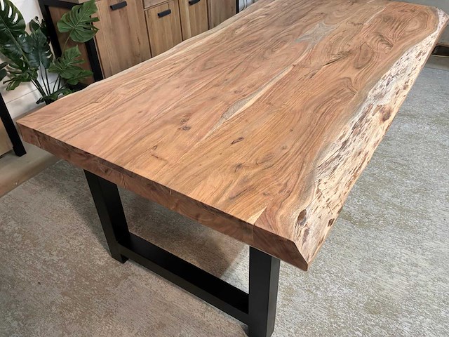 Boomstam eetkamertafel - afbeelding 8 van  20