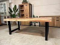 Boomstam eetkamertafel