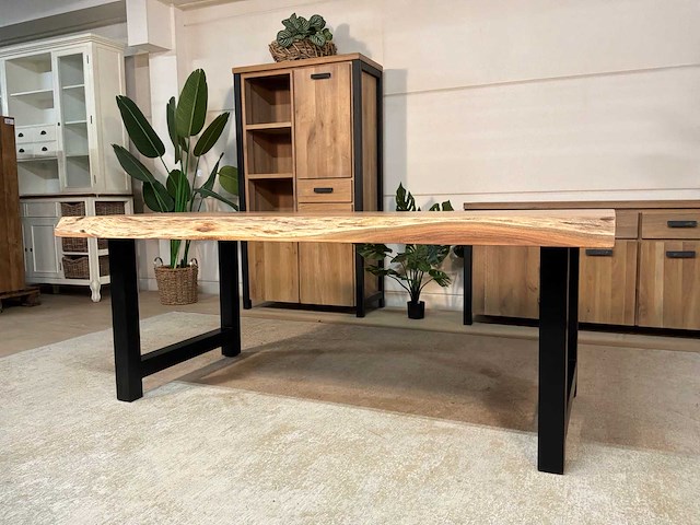 Boomstam eetkamertafel - afbeelding 17 van  20